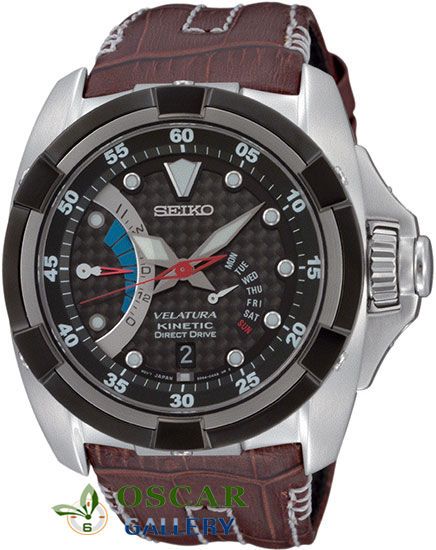 SEIKO VELATURA SRH011 KINETIC DIRECT DRIVE MENS WATCH NEW 2 YEARS 