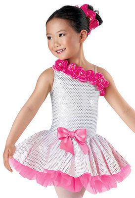 nwt skating dance costume tap ballet 5988 2 in 1