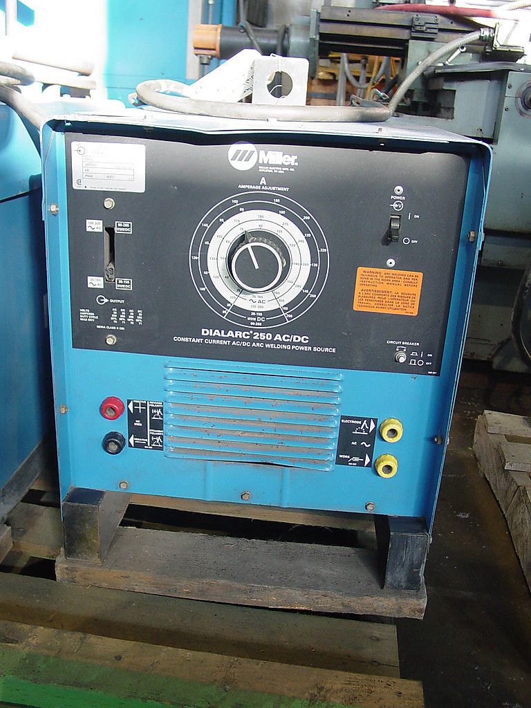 miller dialarc 250 ac dc stick welder power source time