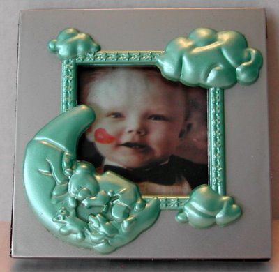 NWT Mudpie Baby Girl Picture Frame. Very Cute Baby Shower Gift