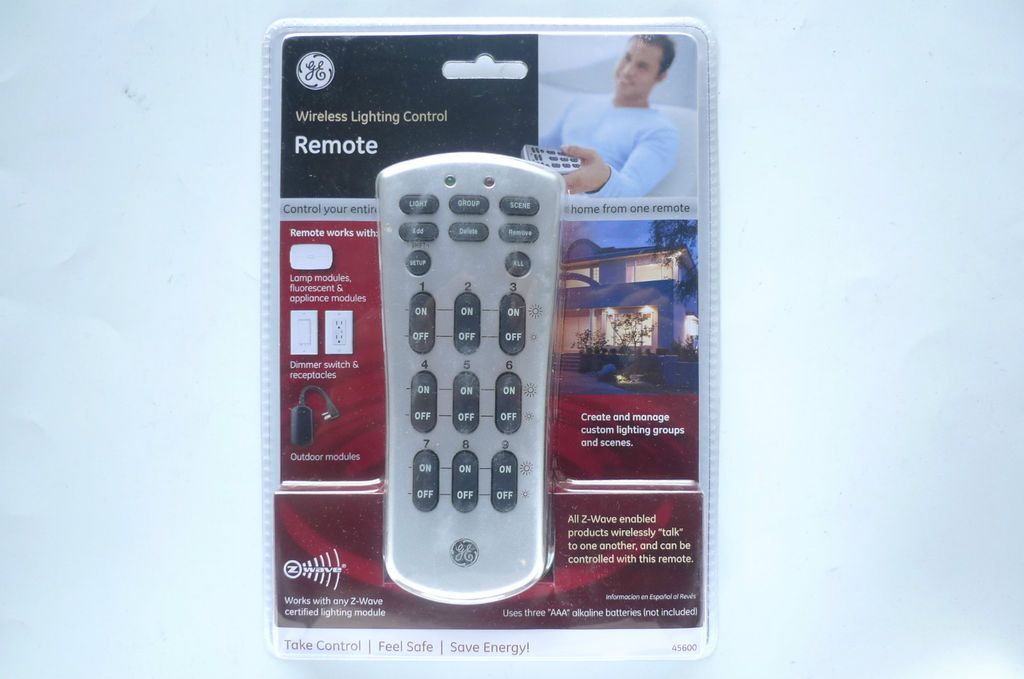 GE 45600 Z WAVE TECHNOLOGY WIRELESS LIGHTING REMOTE CONTROL BRAND NEW