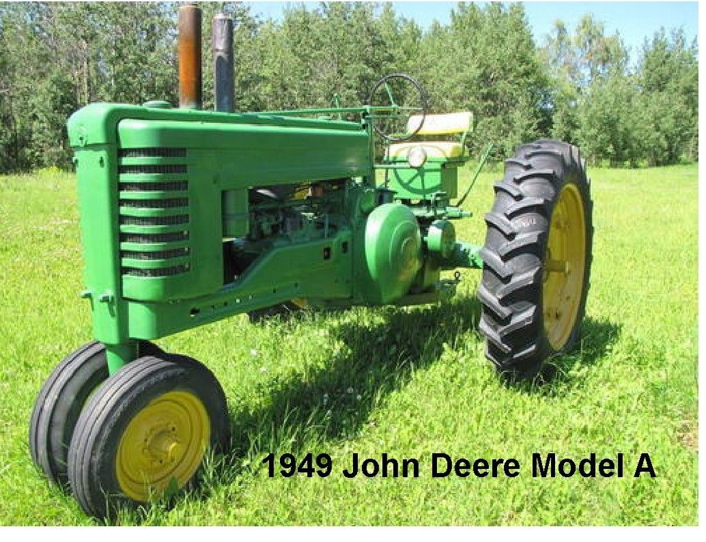 1949 john deere model a tractor refrigerator magnet time left