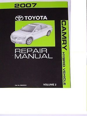 2007 toyota camry hybrid repair manual volume 2 oem time