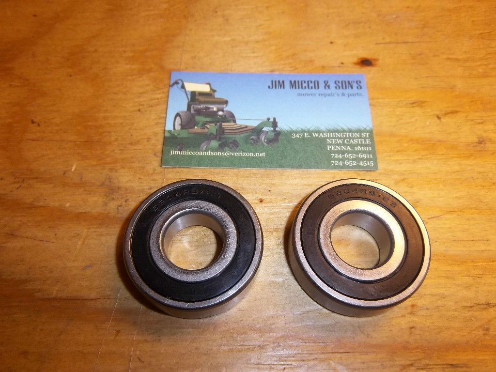 MTD/TROY BILT/ CUB CADET (2) DECK SPINDLE BEARINGS #941 0919 / 741 