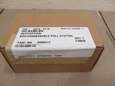 NIB SIMPLEX 2975 9178 29759178 BOX ADDRESSABLE PULL STATION