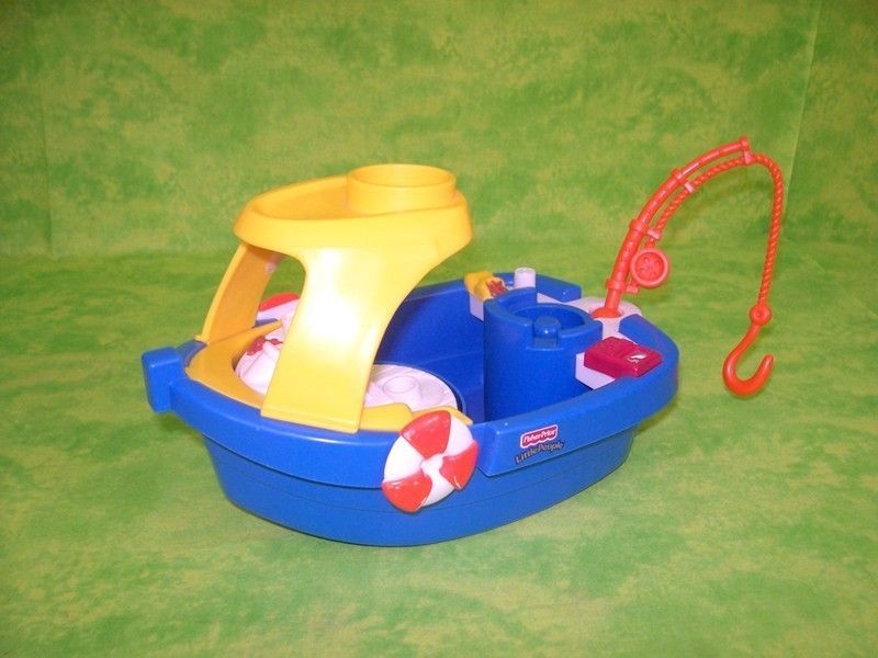 Fisher Price Little People FLOATY BOAT Replacement really Floats