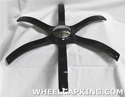 Double G Milos 24 In Wheels Black Custom Wheel Center Cap Set 4 