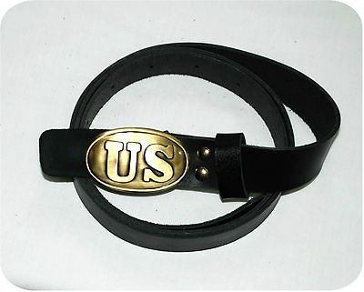 GUN BELT   CIVIL WAR, CAVALRY, or WESTERN w/Choice of US or CS Buckle