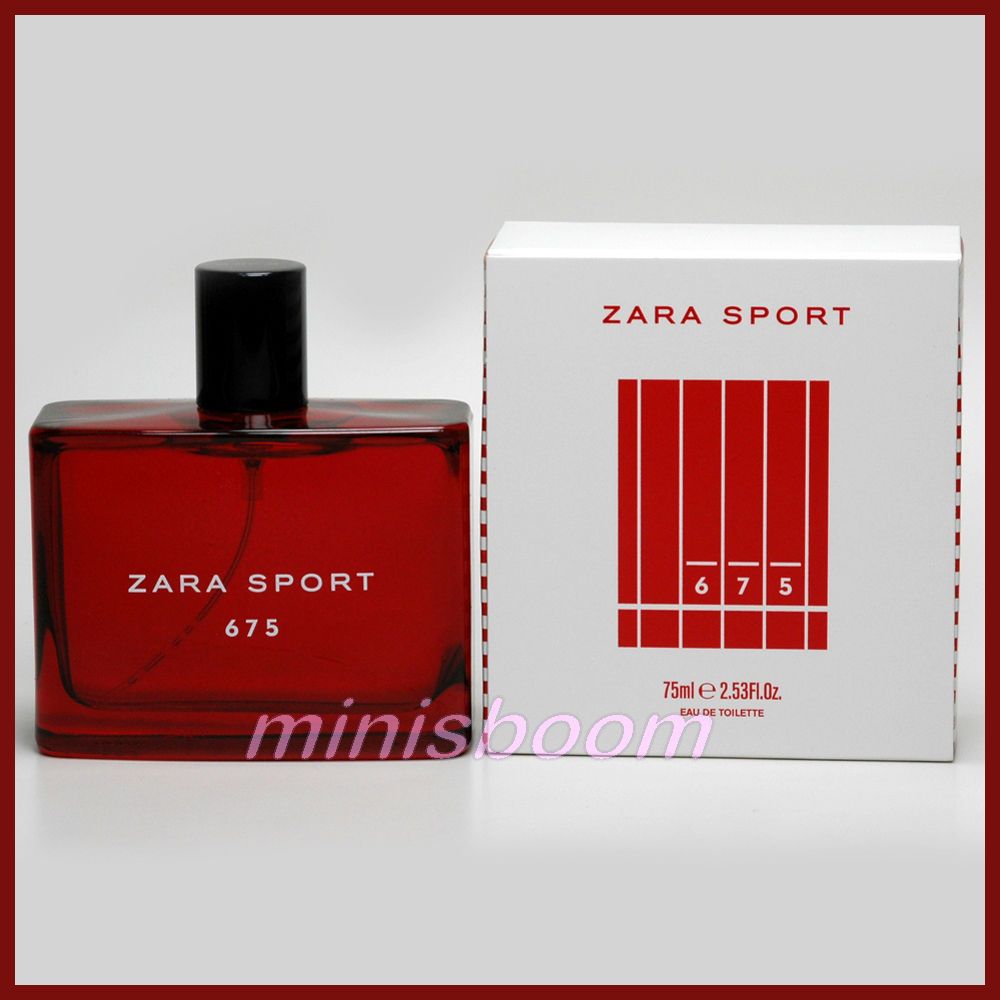 ZARA SPORT 675   Eau de Toilette 2.5 Oz / 75 ml   Natural Spray   New 