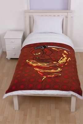 new lego ninjago fire panel fleece blanket throw gift from