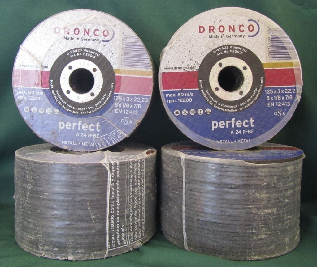 JOB LOT 100 DRONCO METAL FLAT ANGLE GRINDER GRINDING CUTTING DISCS 