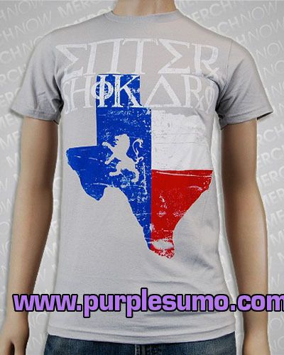 ENTER SHIKARI   Texas FlagT shirt NEWLARGE ONLY