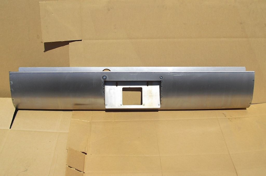 Steel Rollpan Roll Pan Bumper 94 04 Chevy S10 License Box FREE LIGHT 