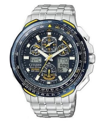 Citizen Blue Angels Skyhawk A T Eco Drive Mens Watch JY0040 59L