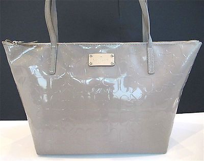 NWT NEW Authentic Kate Spade Embossed Ace Schoolbox Sophia Purse 