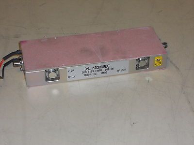 dml rf microwave dma 6193 600138 amplifier 9db 12v time