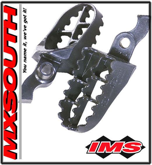 IMS Super Stock Footpegs Kawasaki KLX110 2002   2010 Motocross Enduro