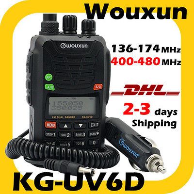 Wouxun KG UV6D 136 174/400 48​0 FM 76 108 Walkie Talkie Ham Amateur 