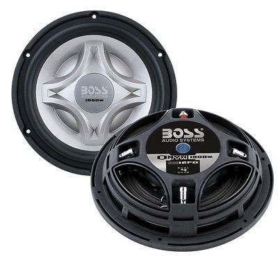 BOSS AUDIO NX12FD NEW ONYX 12 LOW PROFILE SUBWOOFER DUAL 4 OHMS VOICE 