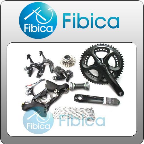 2012 Shimano Ultegra 6700 Black group set 10sp 175mm Groupset