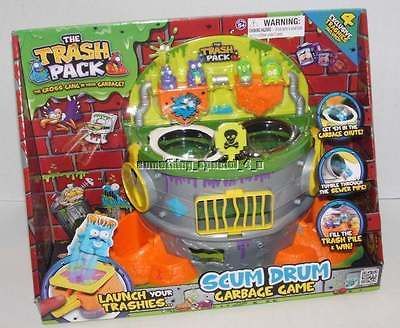 Trash Pack by Moose Scum Drum Garbage Game w/ 4 Exclusive Trashies