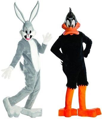 Looney Tunes  Supreme Ed. Bugs Bunny & Daffy Duck Costume Set Standard