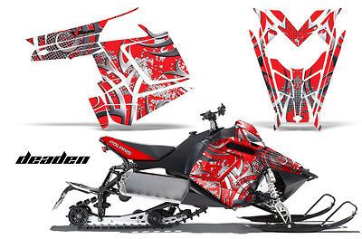 AMR RACING POLARIS RUSH PRO RMK 600/800 SNOWMOBILE SLED WRAP DECALS 