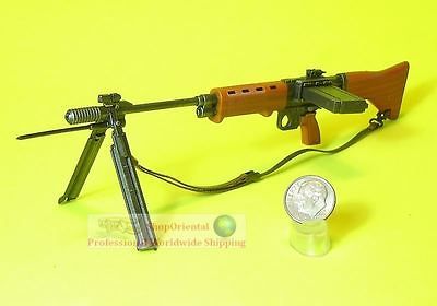 Scale Action Figure WW2 GERMAN AIRBORNE FG 42 MACHINE GUN IMPROVED 