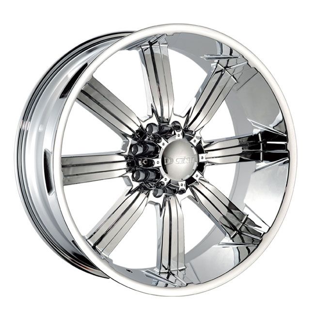 26 DW 903 Chrome Wheels Rims 315 40 26 Tires 8 lug Hummer H2 Ford 