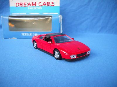 38 ferrari 348 TS diecast car ,shell service gas station 