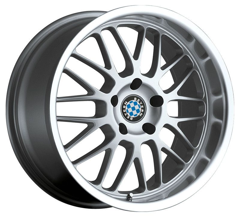 17x7 Beyern Mesh Silver Wheel/Rim(s) 4x100 4 100 17 7 BMW