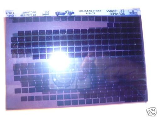 terex parts manual ts18a 021 022 scraper microfiche time left