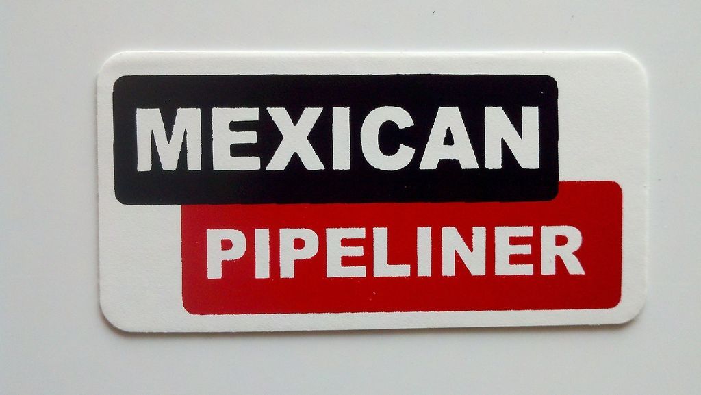 Mexican Pipeliner / Roughneck Hard Hat Oil Field Tool Box Helmet 