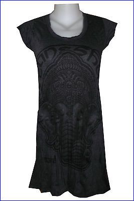 A3A YOGA MINI DRESS Ganesha Hindu Om Aum Ganesh Lotus Buddha Nirvana 