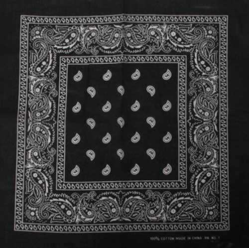 solid black bandana in Unisex Clothing, Shoes & Accs