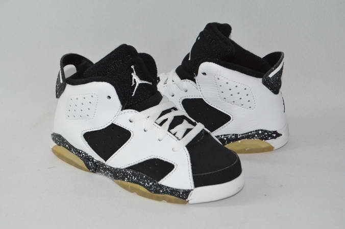 Air Jordan 6 Retro Oreo (TD) 384667 101, nike, lebron, kobe, kd