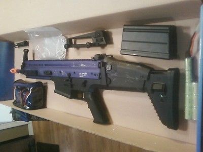 SCAR H Full Metal Airsoft Gun 430 FPS with Universal Smart Charger