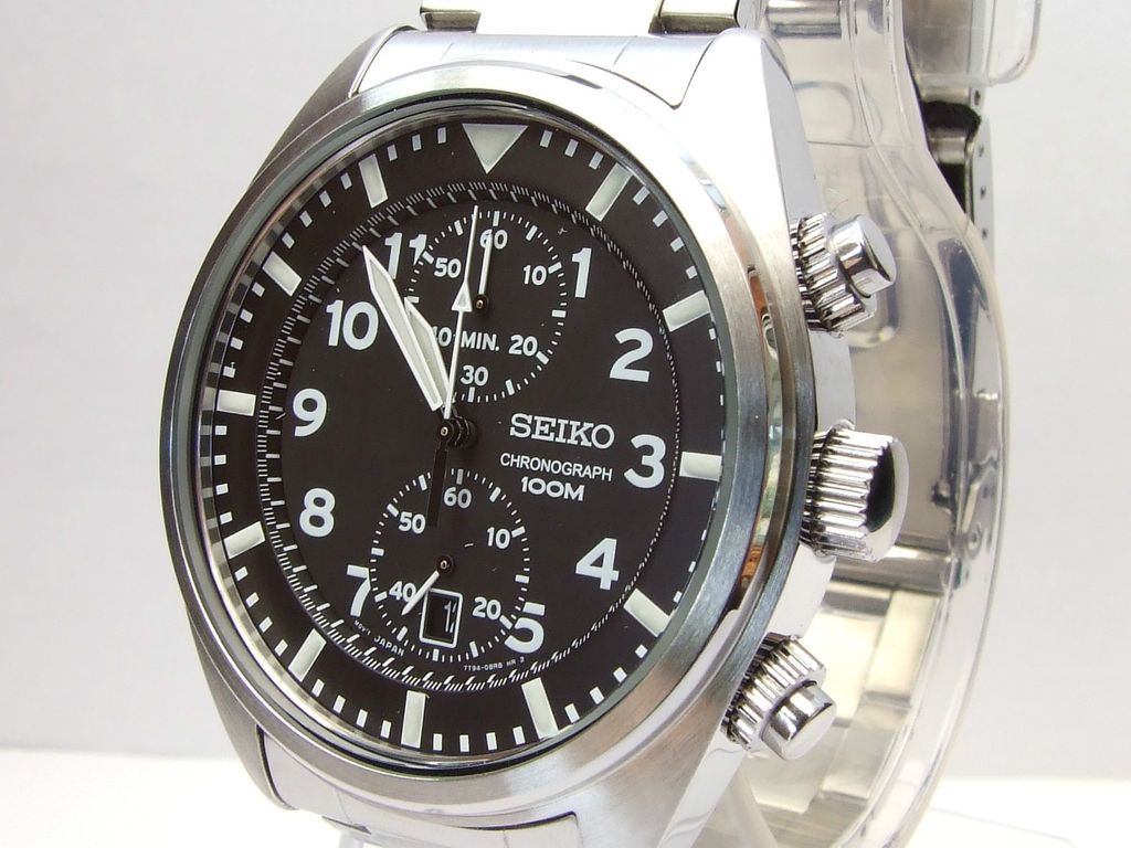 SEIKO NEW MENS QUARTZ CHRONOGRAPH SPEEDMASTER WATCH. SNN231P1