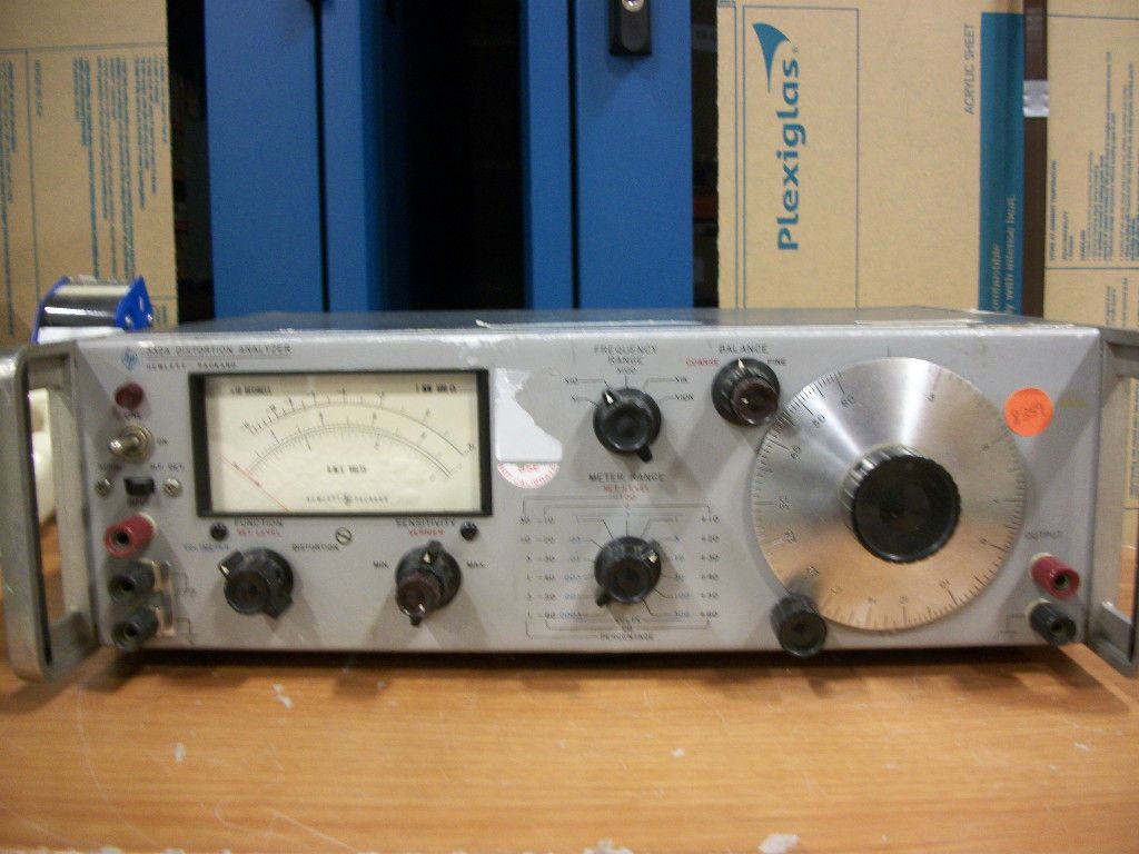 hp 332a distortion analyzer  900 00 or