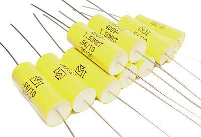 10pcs mallory 150 series axial film caps 0 56uf 400v