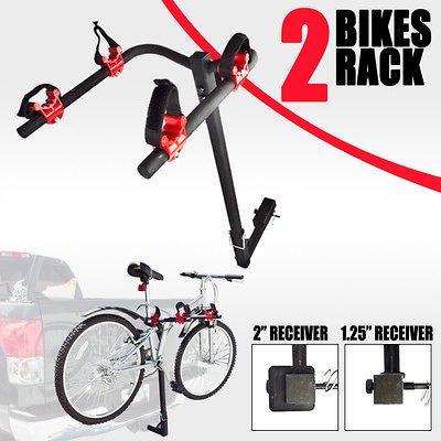 New 2 Bike Rack Hitch 1 1/4 2 Receiver Stand Mount Carrier Car Truck 