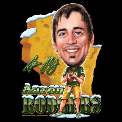 NFL Aaron Rodgers Long Sleeve T Shirt All Sizes