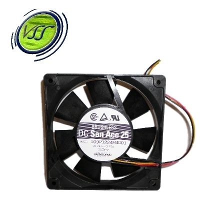 Sanyo Denki Brushless DC San Ace 25 Fan 109P1224H4D01