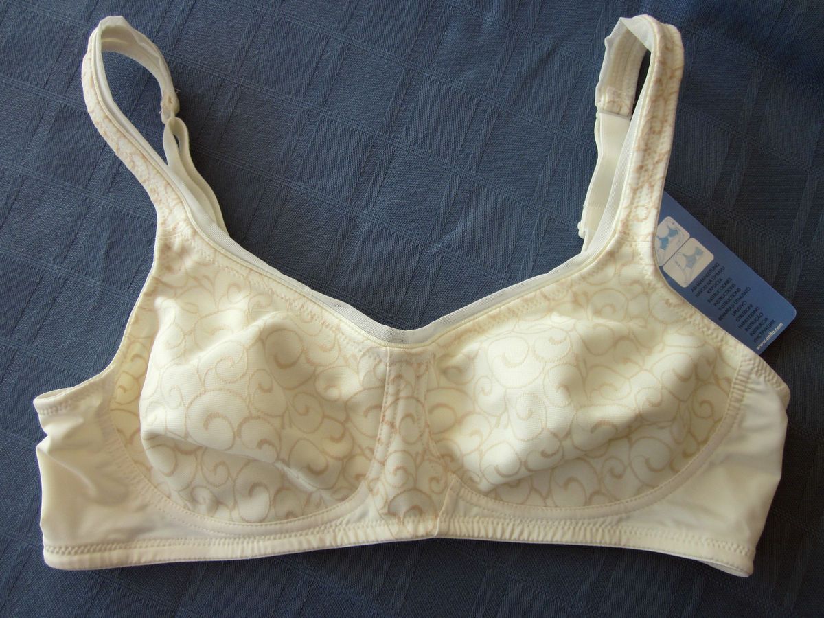 Mastectomy Bra Pretty Anita Ivory print Florence US 36A BRAND NEW 