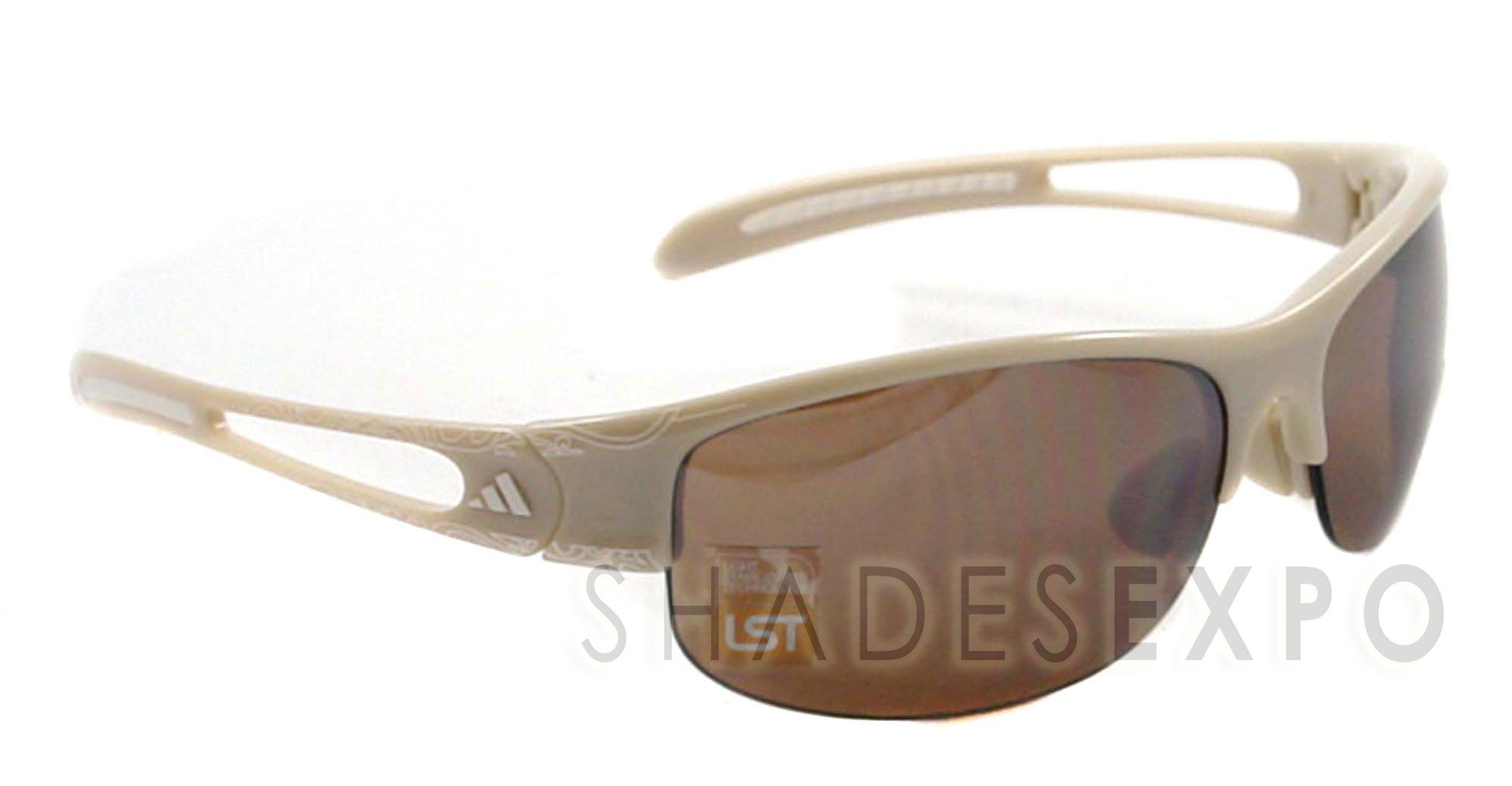 New Adidas Sunglasses A 385 Beige 6061 A385 Adilibria Authentic