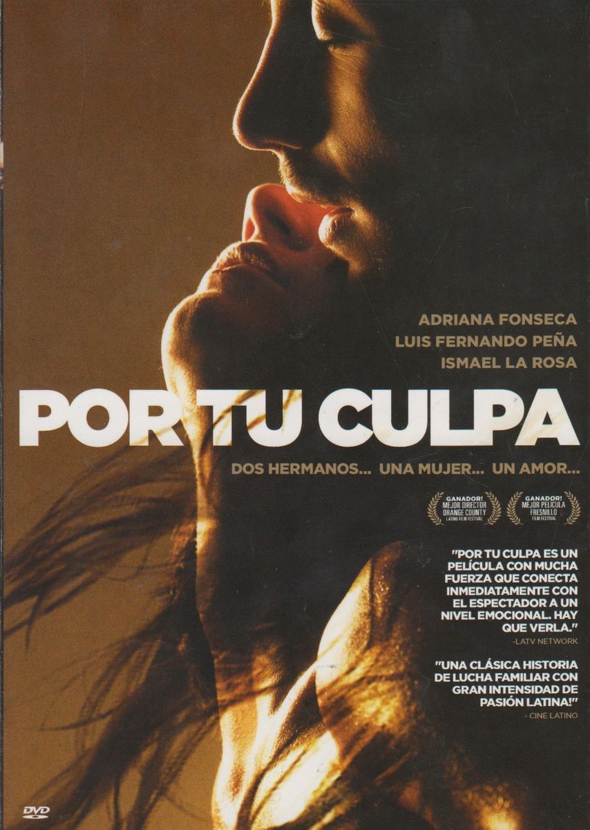 Por Tu Culpa DVD New Luis Fernando Pena Adrian Fonseca Estreno