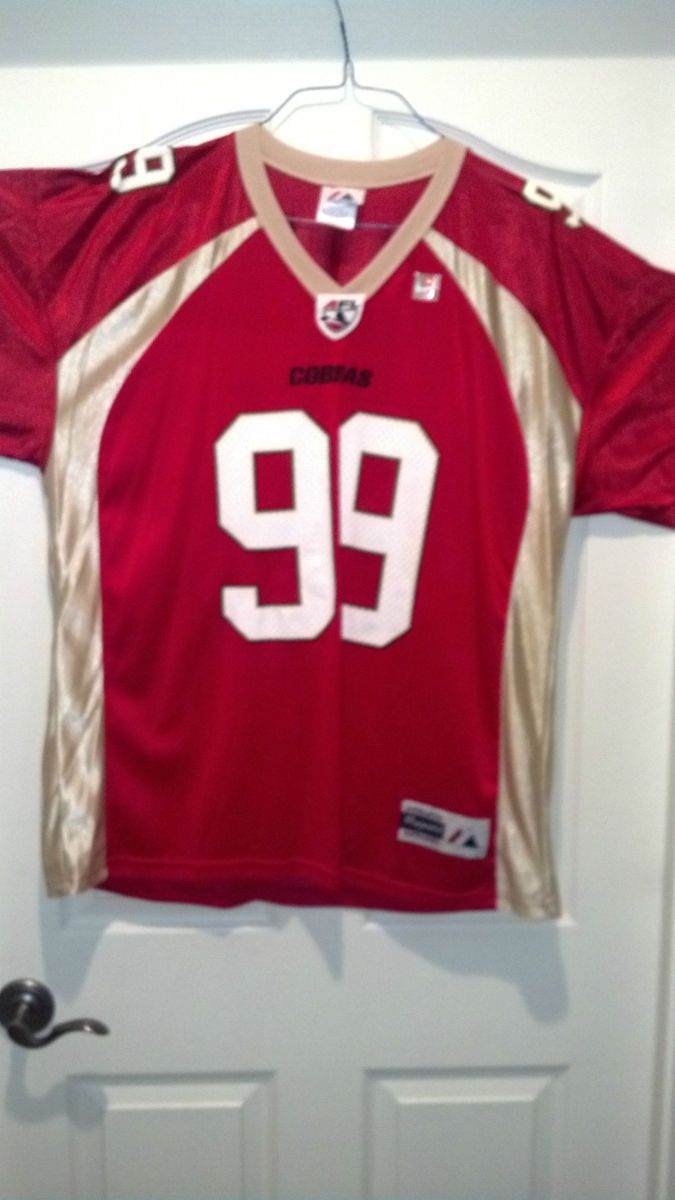 RARE AFL Arena Football Carolina Cobras Football Jersey