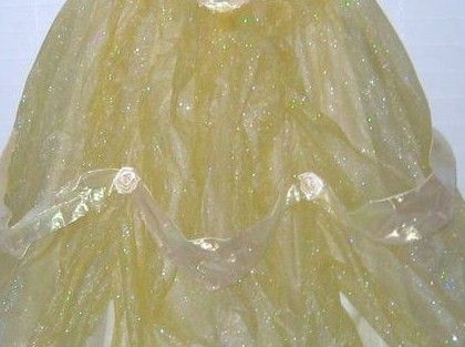 Disney Adult Belle Costume Beast Large 14 16 Plus Size