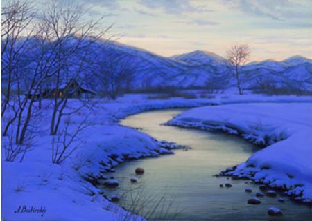 Alexei Butirskiy Winding Stream Ed Giclee on Canvas