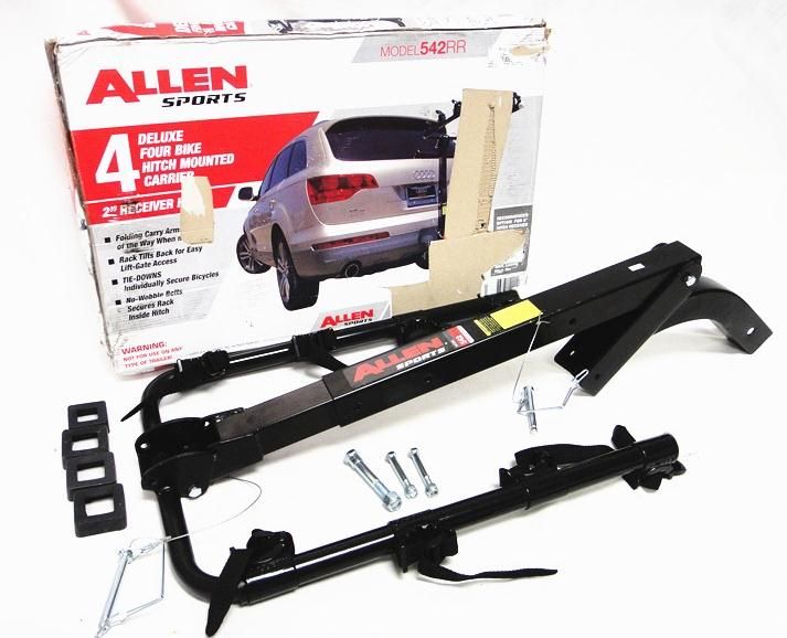 Allen Sports Deluxe 542RR Four 4 Bike Hitch Mount Car Rack 2 inch 